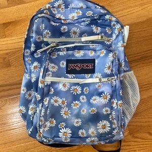 Jansport daisy print bookbag